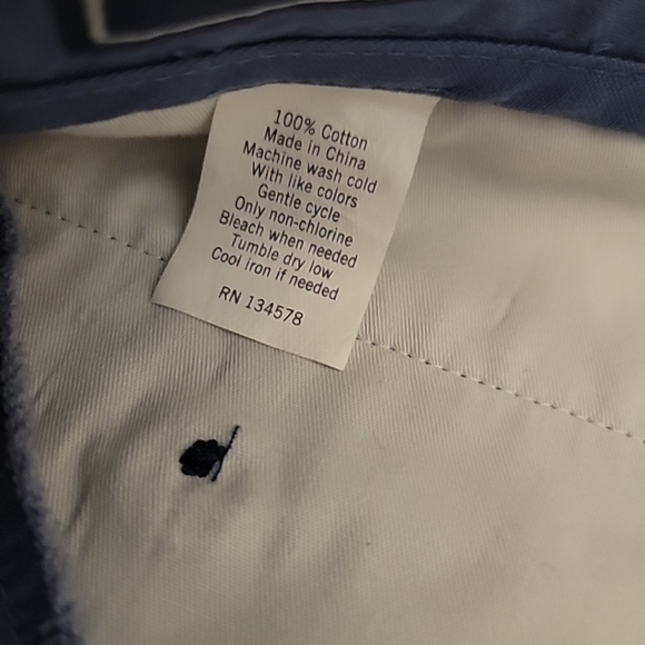 Vineyard Vines Pants Mens‎ 34X30 Blue Multicolor Chino Cotton - Picture 6 of 9